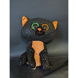 ty beanie boo spellbound the cat plush stuffed animal toy black 9..5" Halloween